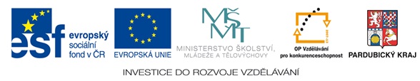 Projekt – Podpora přírodovědného a technického vzdělávání v Pardubickém kraji
