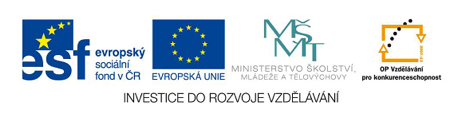 Logo Evropského sociálního fondu