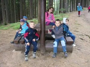 na procházce