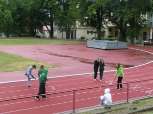 na hřišti