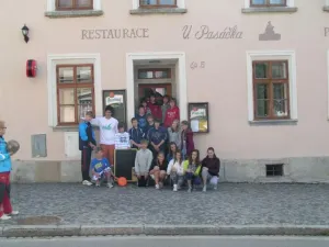 před penzionem