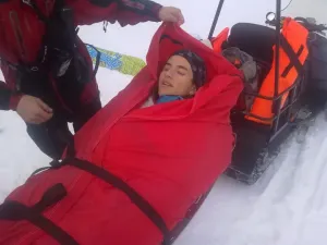 Neplánovaná ukázka práce horské služby