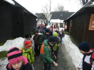 Ulička mezi chaloupkami