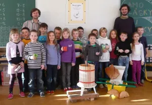 Na závěr památeční foto úspěšného moštovacího týmu