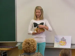 Verunka s morčetem