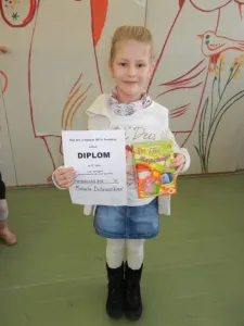 Statečná Michalka Dúbravčíková ze 2.A.