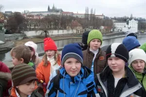 Poprvé se školou v Praze