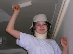malování stropu