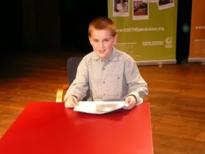 Max při soutěži