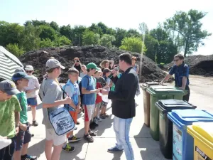na skládce - kompostárně v Dražkovicích