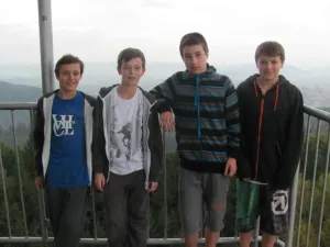 na rozhledně Andrlův Chlum