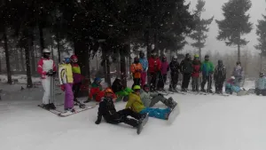 Harrachov patří nám! Na svahu jsme byli sami.