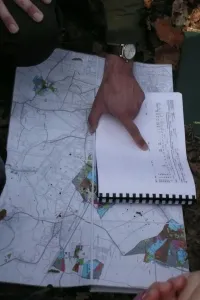 mapa výsadby stromů