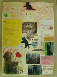 společná práce Zuzky, Viktorky a Pavlínky ze 3.C