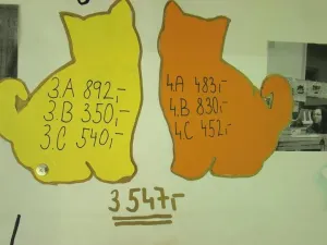 dar žáků 3. a 4. tříd městskému útulku