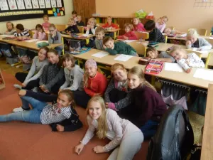 Návštěva ze 6. třídy.