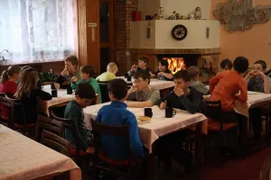 Snídaně.