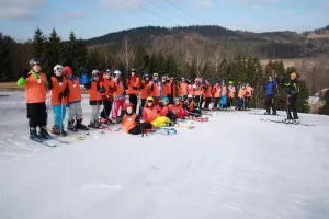 Lyžařský výcvik.
