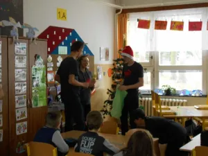 Spike, Ruby, Otto and Father Christmas