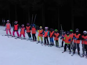 Lyžaři z 3. B