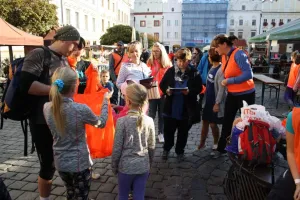 Přípravy před startem.