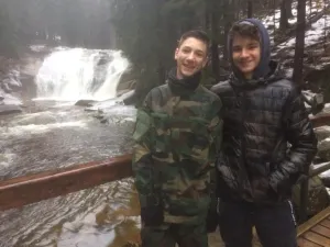 deštivé pondělí u vodopádů