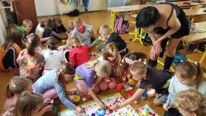 Výtvarná dílna J. Jiravové v 1.B