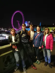 London at night