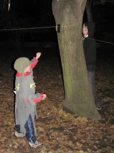 Chůze po pavučince.