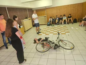 Nehoda cyklisty v 7. ročníku