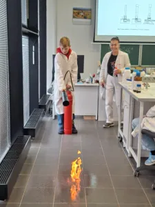 hasíme simulovaný požár