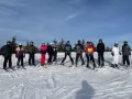 na vrcholu sjezdovky Slaměnka I.