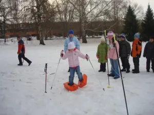 běh na