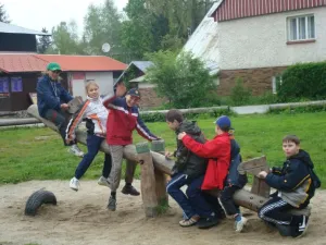 hravé chvilky na hřišti