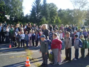 1.B s paní učitelkou V. Hessovou
