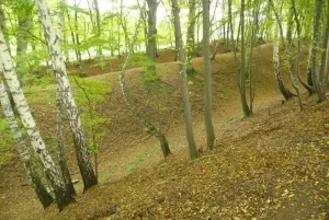 Obranný keltský val.