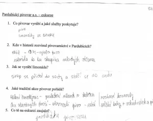 pracovni list