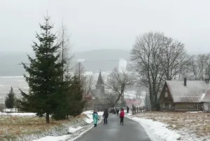 Takhle vypadá z Polska naše sjezdovka