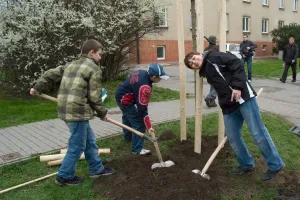 jiní při práci pózovat