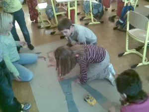 umíme pojmenovat části těla - 3. B