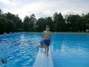 radost z uspesneho skoku