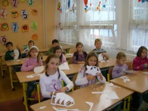 vánoční vystřihovánka