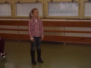 Eliška zpívala první.