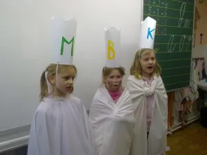 My tři králové jdeme k vám