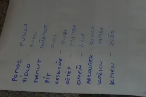 náš kmenový slovník