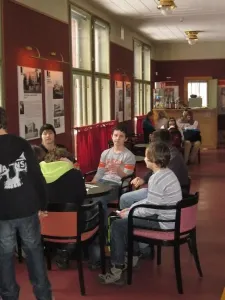 V muzejní kavárně